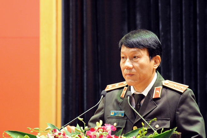 Thứ trưởng Lương Tam Quang phát biểu tại buổi lễ.