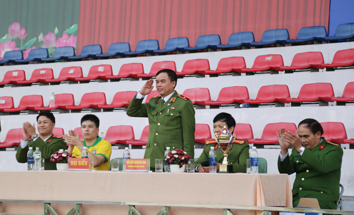 Thiếu tướng, GS.TS Nguyễn Đắc Hoan, Phó Giám đốc Học viện dự Lễ bế mạc