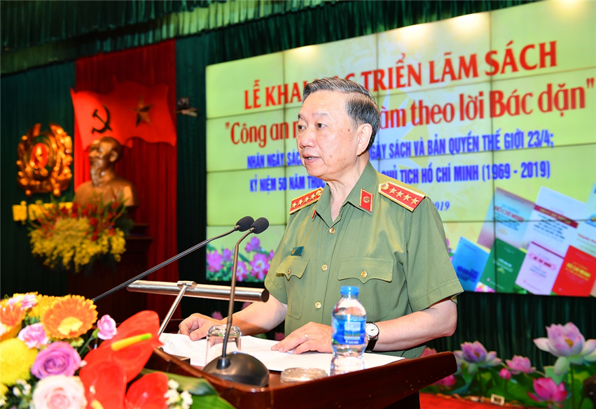 Bộ trưởng Tô Lâm phát biểu khai mạc buổi Lễ.