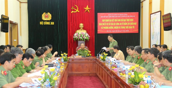 Thượng tướng Lê Quý Vương, Thứ trưởng Bộ Công an, Trưởng ban Chỉ đạo chủ trì Hội nghị