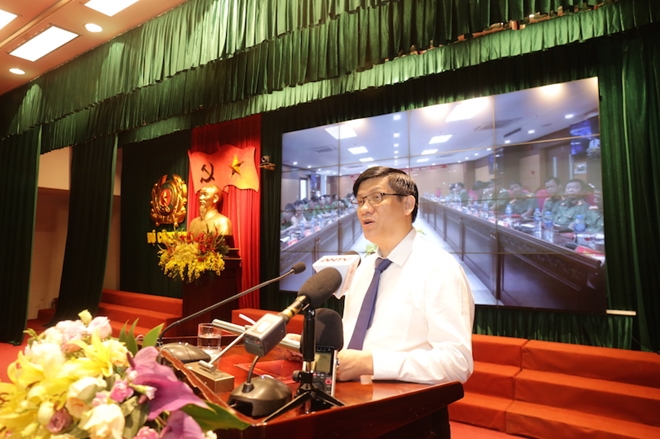 Phó Trưởng Ban Tuyên giao Trung ương Nguyễn Thanh Long phát biểu tại hội nghị