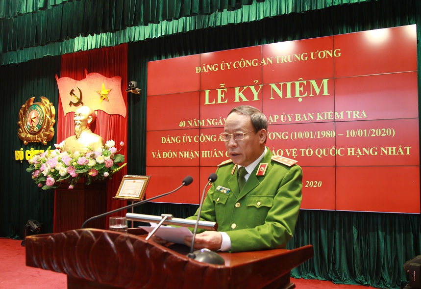 Thứ trưởng Lê Quý Vương phát biểu tại Lễ kỷ niệm.