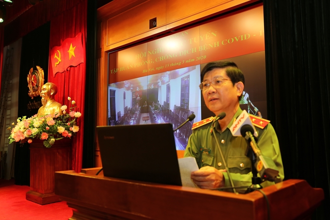 Thứ trưởng Nguyễn Văn Sơn phát biểu tại Hội nghị.