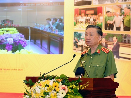 Bộ trưởng Tô Lâm phát biểu kết luận Hội thảo.