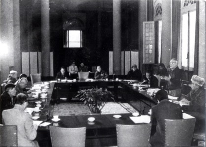 Phiên họp Hội đồng Nhà nước thông qua Pháp lệnh về lực lượng An ninh nhân dân Việt Nam và quy định chế độ cấp bậc sĩ quan, hạ sĩ quan An ninh nhân dân, năm 1987.