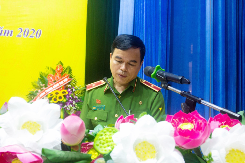 Thiếu tướng, GS.TS Nguyễn Đắc Hoan, Phó Giám đốc Học viện phát biểu chỉ đạo