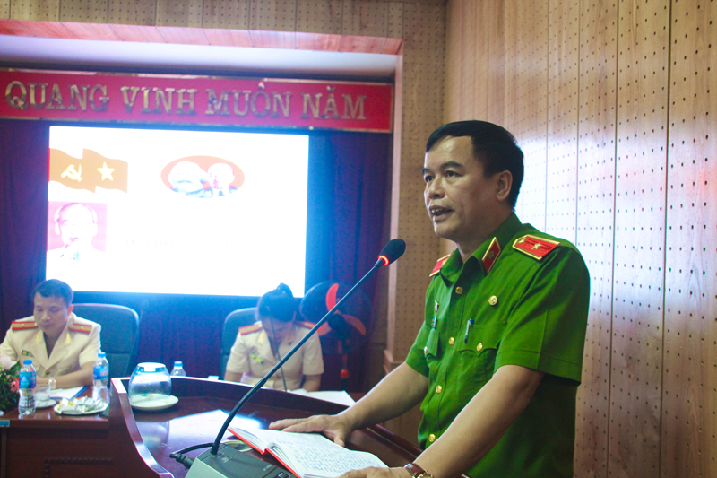 Thiếu tướng, GS.TS Nguyễn Đắc Hoan, Phó Giám đốc Học viện phát biểu chỉ đạo tại Đại hội