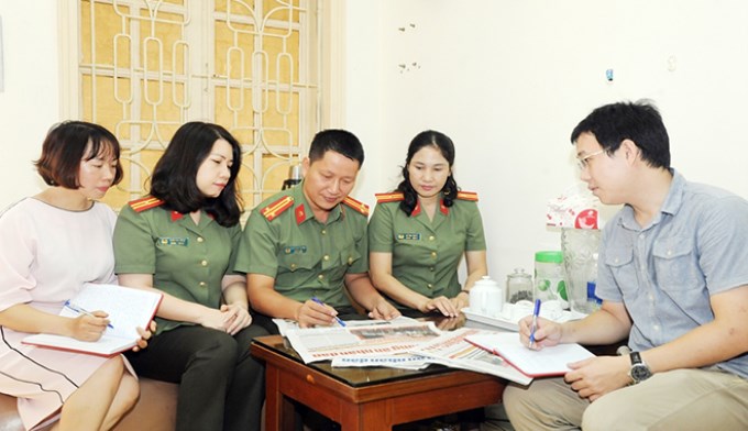 Trung tá Phan Đăng Trường cùng nhóm tác giả đoạt Giải B Giải báo chí quốc gia năm 2020