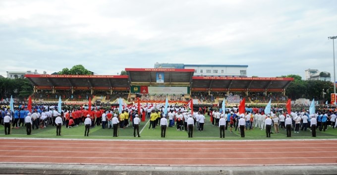 Đại hội thu hút 123 Đoàn vận động viên Công an các đơn vị, địa phương trên toàn quốc