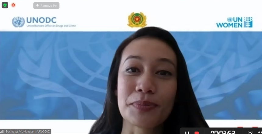 Bà Suchaya Mokkhasen - Phụ trách Chương trình quản lý biên giới Thái Lan - UNODC Khu vực Đông Nam Á - Thái Bình Dương
