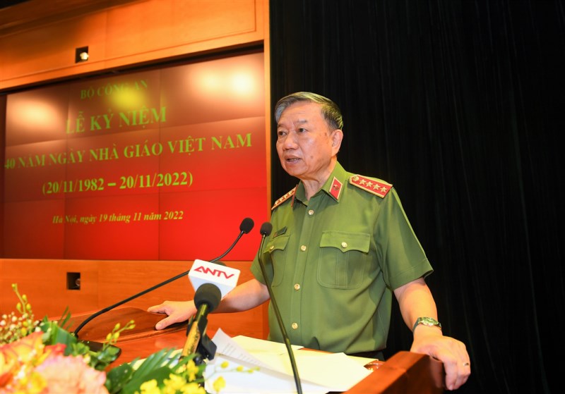 Bộ trưởng Tô Lâm phát biểu tại Lễ kỷ niệm.