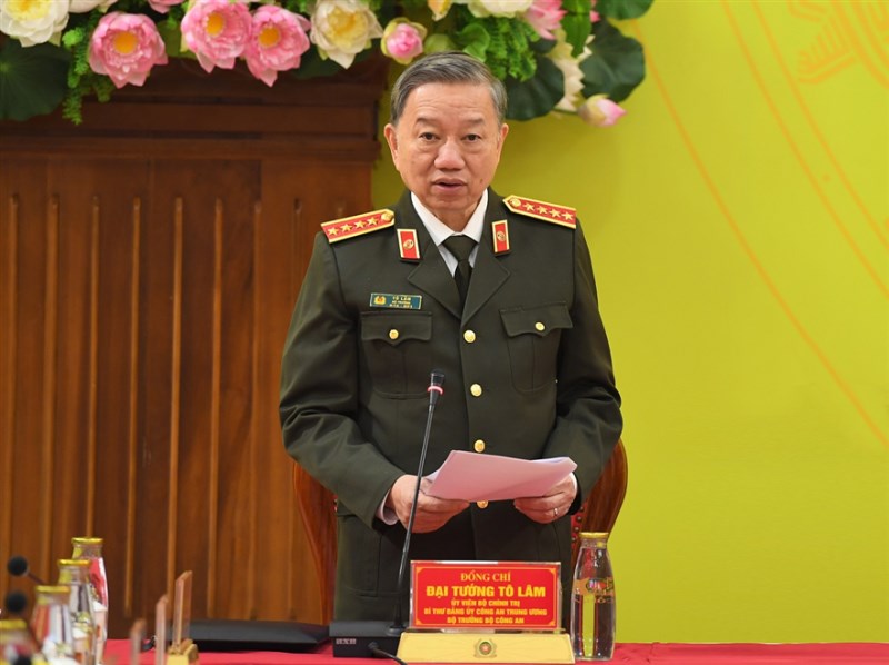 Đại tướng Tô Lâm phát biểu khai mạc tại Hội nghị.