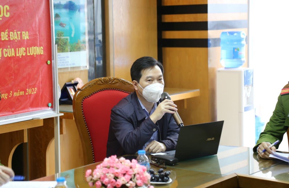 TS Nguyễn Toàn Thắng - Viện trưởng Viện Luật so sánh, Đại học Luật Hà Nội phát biểu tại Tọa đàm