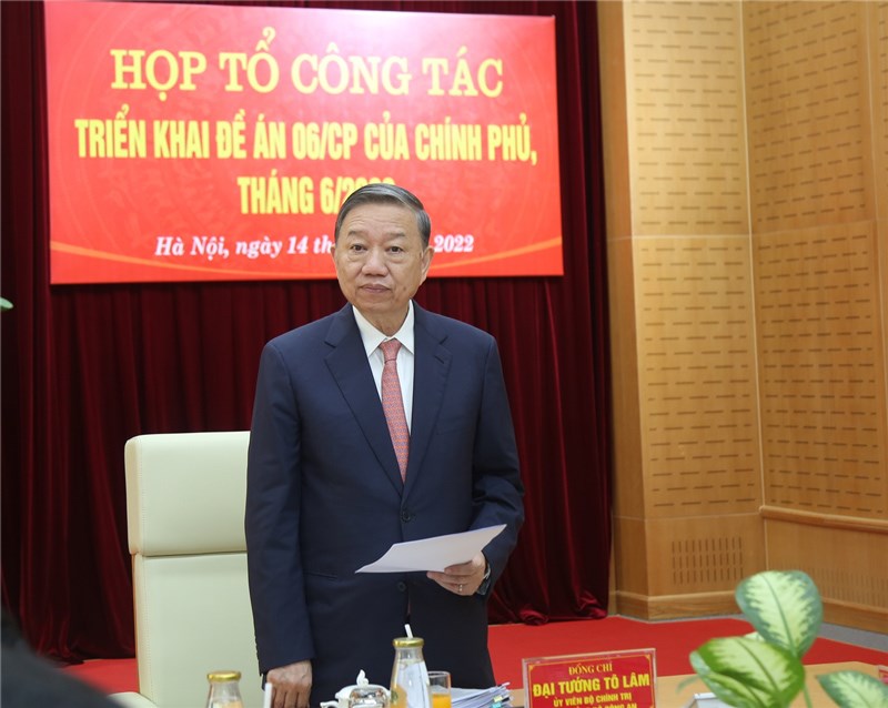 Bộ trưởng Tô Lâm phát biểu khai mạc phiên họp