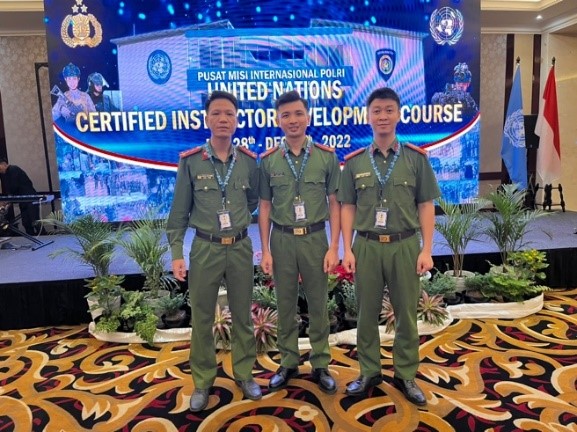 Cán bộ, giảng viên Học viện tham gia khoá tập huấn về Cảnh sát GGHB LHQ tại Indonesia